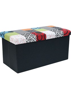 THE HOME DECO FACTORY Skrzynia-siedzisko ze wzorem - 76 x 38 x 38 cm ze sklepu Limango Polska w kategorii Meble - zdjęcie 189364317