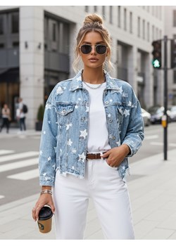 Kurtka damska jeansowa DOLLA niebieska Dstreet TY2634 ze sklepu DSTREET.PL w kategorii Kurtki damskie - zdjęcie 189364559