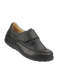 Wygodne półbuty damskie podwyższona tęgość Helios Komfort 473, czarne ze sklepu ulubioneobuwie w kategorii Półbuty damskie - zdjęcie 189364926