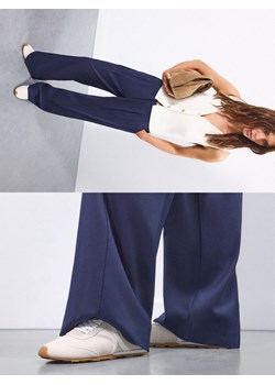 Mohito - Skórzane sneakersy - beżowy ze sklepu Mohito w kategorii Buty sportowe damskie - zdjęcie 189365326