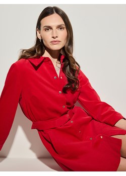 Mohito - Sztruksowa sukienka mini - czerwony ze sklepu Mohito w kategorii Sukienki - zdjęcie 189365336