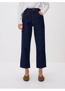 Reserved - Jeansy straight - granatowy ze sklepu Reserved w kategorii Jeansy damskie - zdjęcie 189365528