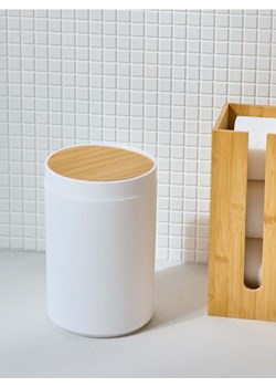 Sinsay - Kosz na śmieci - biały ze sklepu Sinsay w kategorii Akcesoria łazienkowe - zdjęcie 189365845