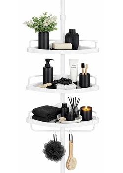 Półka Teleskopowa Łazienkowa G6-T36 ze sklepu Edinos.pl w kategorii Szafki i regały łazienkowe - zdjęcie 189365896