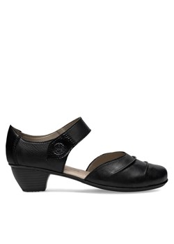 Półbuty Rieker 41792-00 Czarny ze sklepu eobuwie.pl w kategorii Półbuty damskie - zdjęcie 189365935