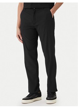 Calvin Klein Spodnie materiałowe LV04LF609G Czarny Straight Fit ze sklepu MODIVO w kategorii Spodnie męskie - zdjęcie 189367066