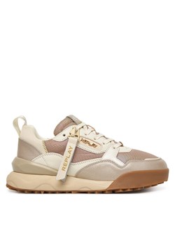 REPLAY Sneakersy GWS9H .000.C0019L Beżowy ze sklepu MODIVO w kategorii Buty sportowe damskie - zdjęcie 189367088
