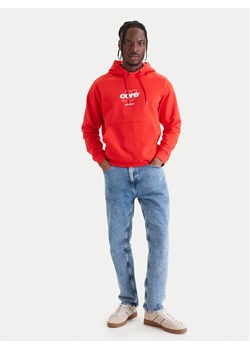 Jack & Jones Bluza Club 12290001 Czerwony Relaxed Fit ze sklepu MODIVO w kategorii Bluzy męskie - zdjęcie 189367206