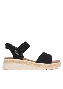 Skechers Sandały BOBS Sun Ray 114413/BLK Czarny ze sklepu MODIVO w kategorii Sandały damskie - zdjęcie 189367207
