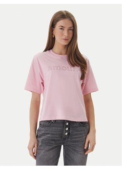 ONLY T-Shirt Rhine 15368901 Różowy Boxy Fit ze sklepu MODIVO w kategorii Bluzki damskie - zdjęcie 189367217