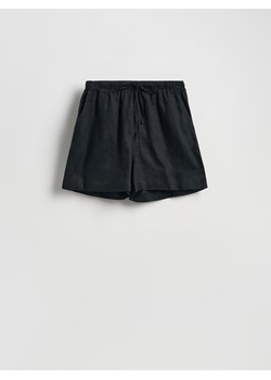 Reserved - Lniane szorty - czarny ze sklepu Reserved w kategorii Szorty - zdjęcie 189368578