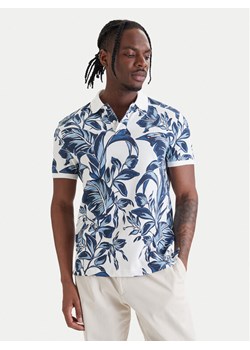 Tommy Hilfiger Polo Floral Aop MW0MW43125 Niebieski Regular Fit ze sklepu MODIVO w kategorii T-shirty męskie - zdjęcie 189368835