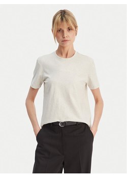 Calvin Klein T-Shirt LV044C905G Szary Regular Fit ze sklepu MODIVO w kategorii Bluzki damskie - zdjęcie 189368869