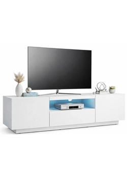 Szafka rtv stojąca lub wisząca biały mat D2-E20 ze sklepu Edinos.pl w kategorii Szafki RTV - zdjęcie 189370618