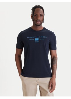 Tommy Hilfiger T-Shirt Brand Love MW0MW42365 Granatowy Regular Fit ze sklepu MODIVO w kategorii T-shirty męskie - zdjęcie 189370736