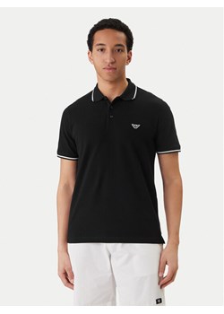 Emporio Armani Polo EM001380 AF20424 UC001 Czarny Regular Fit ze sklepu MODIVO w kategorii T-shirty męskie - zdjęcie 189370737