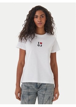 Guess Jeans T-Shirt W6GI45 K8HM0 Biały Regular Fit ze sklepu MODIVO w kategorii Bluzki damskie - zdjęcie 189371848