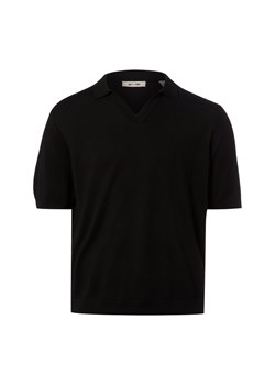 Only&Sons Męska koszula z dzianiny Mężczyźni Sztuczne włókno czarny jednolity ze sklepu vangraaf w kategorii T-shirty męskie - zdjęcie 189372548