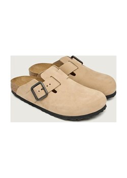 Birkenstock Mule Boston | narrow fit | zamsz ze sklepu Gomez Fashion Store w kategorii Klapki damskie - zdjęcie 189372667