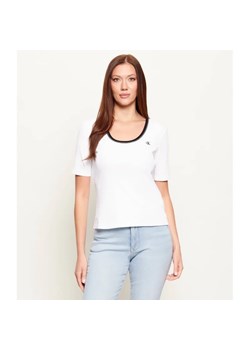 Calvin Klein Jeans Bluzka | Slim Fit ze sklepu Gomez Fashion Store w kategorii Bluzki damskie - zdjęcie 189372777