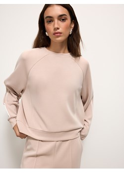 Mohito - Bluza z modalem - beżowy ze sklepu Mohito w kategorii Bluzy damskie - zdjęcie 189373758