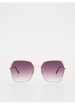 Reserved - Okulary przeciwsłoneczne - ciemnofioletowy ze sklepu Reserved w kategorii Okulary przeciwsłoneczne damskie - zdjęcie 189373947