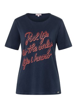 Timezone Koszulka w kolorze granatowym ze sklepu Limango Polska w kategorii Bluzki damskie - zdjęcie 189376018