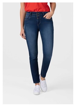 Timezone Dżinsy "Enya" - Slim fit - w kolorze granatowym ze sklepu Limango Polska w kategorii Jeansy damskie - zdjęcie 189376338