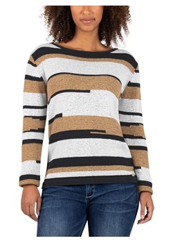 Timezone Sweter w kolorze karmelowo-jasnoszarym ze sklepu Limango Polska w kategorii Swetry damskie - zdjęcie 189376417