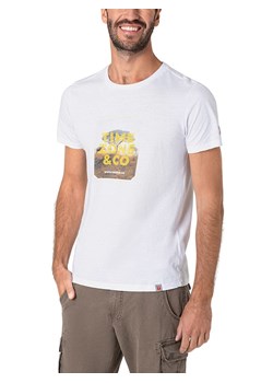 Timezone Koszulka "Photoprint" w kolorze białym ze sklepu Limango Polska w kategorii T-shirty męskie - zdjęcie 189376525
