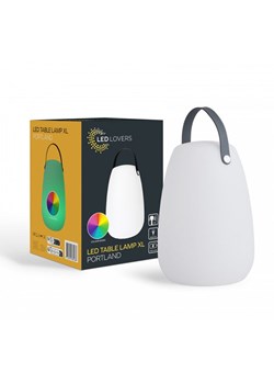 Lifa Living Lampa stołowa LED w kolorze białym - wys. 33 x Ø 23 cm ze sklepu Limango Polska w kategorii Oświetlenie - zdjęcie 189378755