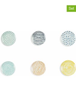 Villa d´Este Talerzyki deserowe (6 szt.) "Marea" ze wzorem - Ø 19 cm ze sklepu Limango Polska w kategorii Naczynia - zdjęcie 189378779