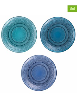 Villa d´Este Talerze (6 szt.) "Ocean" w kolorze niebiesko-turkusowym - Ø 15 cm ze sklepu Limango Polska w kategorii Naczynia - zdjęcie 189378799
