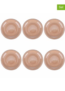 Villa d´Este Talerzyki deserowe (6 szt.) w kolorze pomarańczowym - Ø 19,3 cm ze sklepu Limango Polska w kategorii Naczynia - zdjęcie 189378855