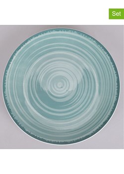 Villa d´Este Talerze obiadowe (6 szt.) "Baita" w kolorze turkusowym - Ø 27 cm ze sklepu Limango Polska w kategorii Naczynia - zdjęcie 189378958