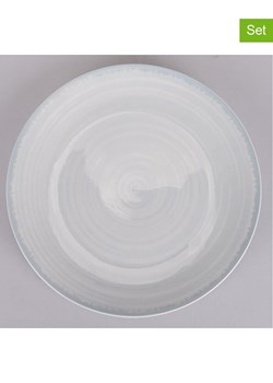 Villa d´Este Talerze (6 szt.) "Baita" w kolorze biało-błękitnym na owoce - Ø 19 cm ze sklepu Limango Polska w kategorii Naczynia - zdjęcie 189378967