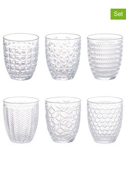 Villa d´Este Szklanki (6 szt.) "Geometrie" - 320 ml ze sklepu Limango Polska w kategorii Naczynia - zdjęcie 189379288
