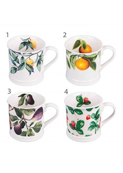 Villa d´Este Kubki jumbo (4 szt.) "Limonami" w kolorze biało-zielono-żółtym - 430 ml ze sklepu Limango Polska w kategorii Naczynia - zdjęcie 189379875