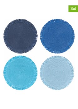 Villa d´Este Podkładki stołowe (4 szt.) w różnych kolorach - Ø 38 cm ze sklepu Limango Polska w kategorii Podkładki na stół - zdjęcie 189379936