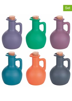 Villa d´Este Butelki (6 szt.) w różnych kolorach na olej - 250 ml ze sklepu Limango Polska w kategorii Pojemniki kuchenne - zdjęcie 189380058