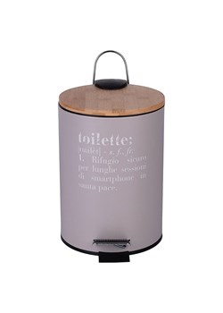 Villa d´Este Kosz "Viktionary" w kolorze szarym na śmieci - 3 l ze sklepu Limango Polska w kategorii Kosze na śmieci - zdjęcie 189380248