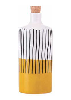 Villa d´Este Dozownik "Venice" w kolorze biało-czarno-żółtym do oleju - 866 ml ze sklepu Limango Polska w kategorii Naczynia - zdjęcie 189380378