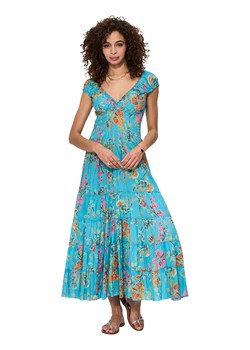 Aller Simplement Sukienka w kolorze turkusowym ze wzorem ze sklepu Limango Polska w kategorii Sukienki - zdjęcie 189380606