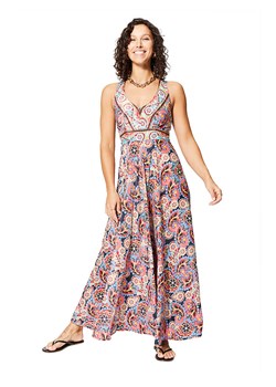 Aller Simplement Sukienka w kolorze granatowo-czerwonym ze sklepu Limango Polska w kategorii Sukienki - zdjęcie 189380646