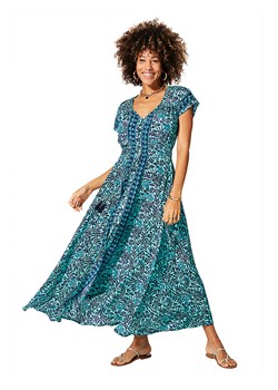 Aller Simplement Sukienka w kolorze turkusowo-czarnym ze sklepu Limango Polska w kategorii Sukienki - zdjęcie 189380658