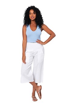 Aller Simplement Kuloty w kolorze białym ze sklepu Limango Polska w kategorii Spodnie damskie - zdjęcie 189380817