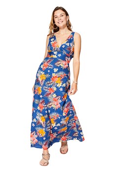 Aller Simplement Sukienka w kolorze niebiesko-pomarańczowym ze sklepu Limango Polska w kategorii Sukienki - zdjęcie 189380827