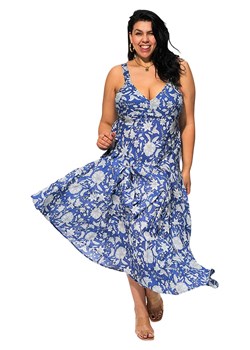 Aller Simplement Sukienka w kolorze niebiesko-białym ze sklepu Limango Polska w kategorii Sukienki - zdjęcie 189380865