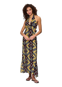 Aller Simplement Sukienka w kolorze brązowo-żółtym ze sklepu Limango Polska w kategorii Sukienki - zdjęcie 189380936