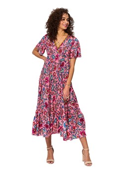 Aller Simplement Sukienka w kolorze różowym ze sklepu Limango Polska w kategorii Sukienki - zdjęcie 189381046